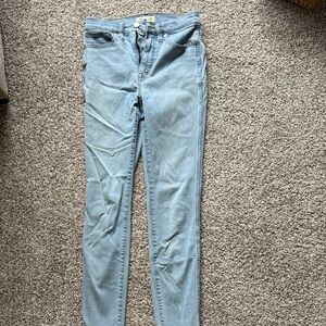 Madewell Light Blue Skinny Jeans